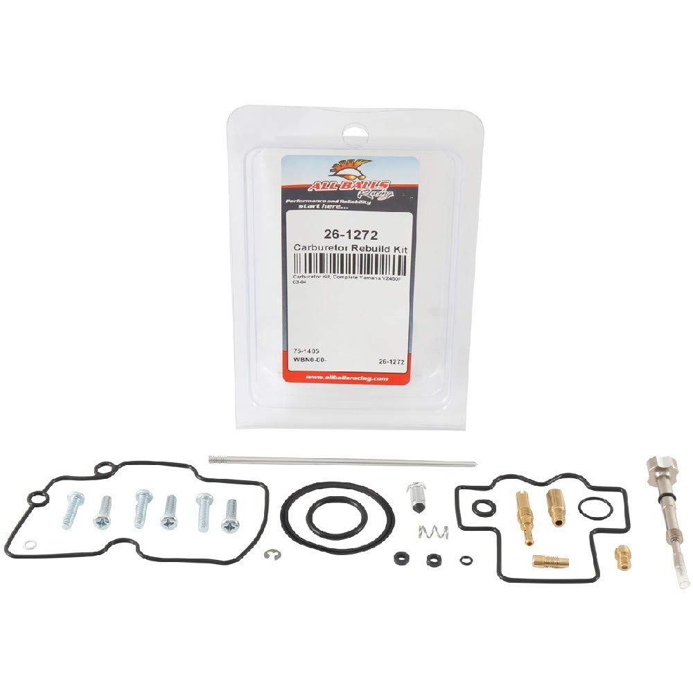 All Balls 26-1272 Carburetor Repair Kit (26-1272 Yamaha Yz450F 2003-2004)