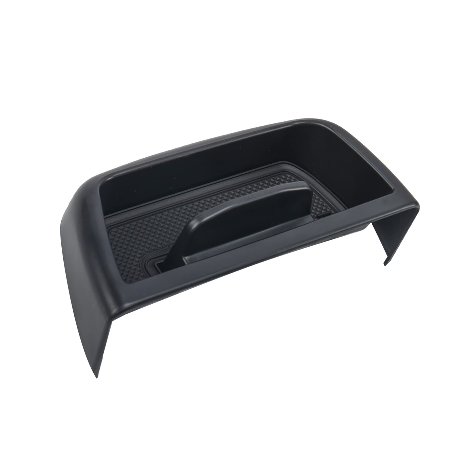 Carwiner Center Console Dash Storage Tray for 2021-2024 Ford Bronco Sport, Black, ABS Material, CX430 Organizer with Cellphone Holder
