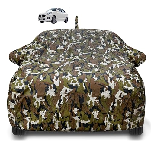 Auto Hub Maruti Swift Dzire (Model : 2017Till Date) Car Cover With Mirror & Antenna Pocket And Soft Cotton Lining,Waterproof Sw