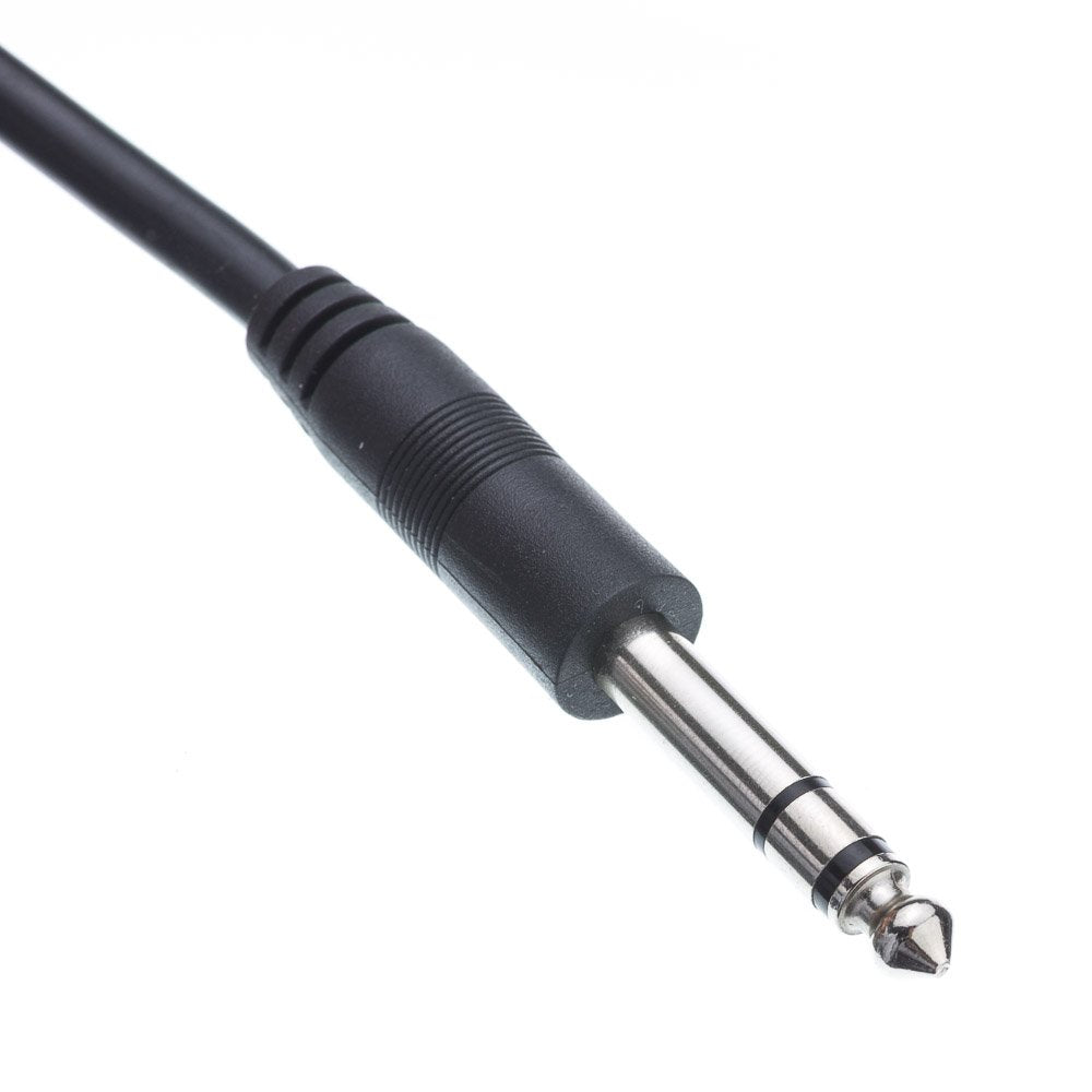 Cablewholesale 3-Pin Xlr Female To 1/4'' Trs/Stereo Male Audio Cable, 24 Awg Microphone Cable, 10 Feet