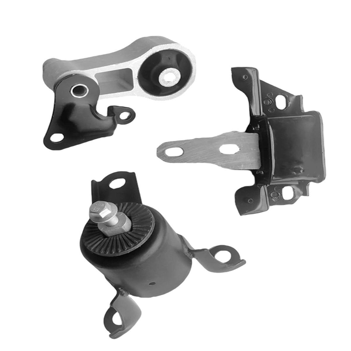3Pcs Engine Motor Transmission Mount Kit Compatible With Fiesta 2011 2012 2013 2014 2015 2016 L4 1.6L For Manual Transmission Re