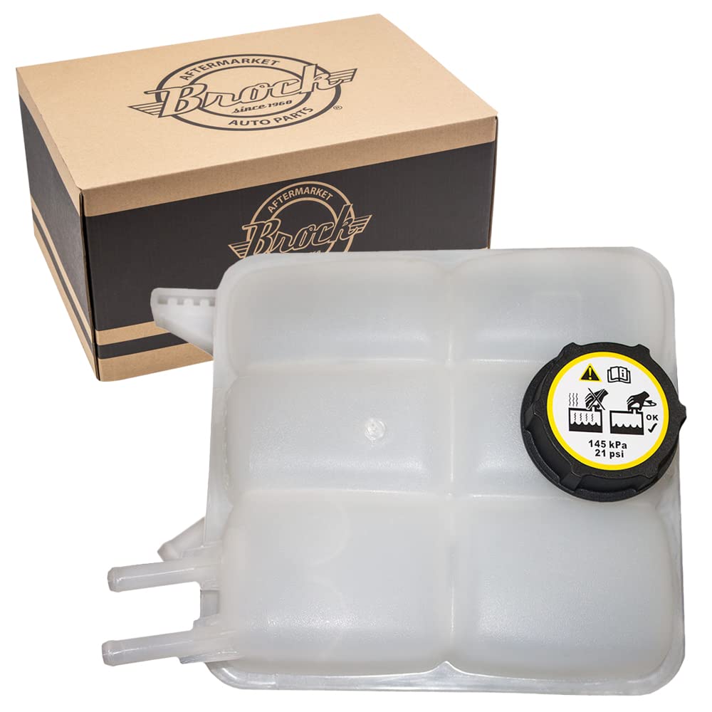 Brock Replacement Coolant Overflow Tank Recovery Bottle Expansion Reservoir With Cap Compatible With 04-13 Mazda3 2.0L 2.3L Lf8B