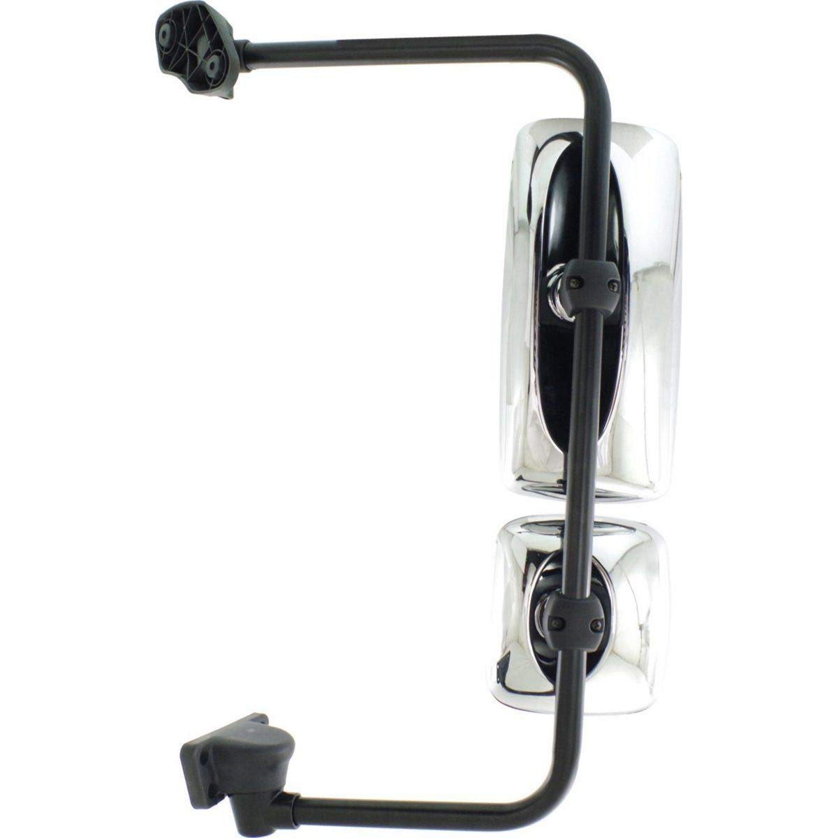 Longling Side View Wide Manual Heated Mirror Truck Chrome Rear View Mirrors Fit Freightliner M2
