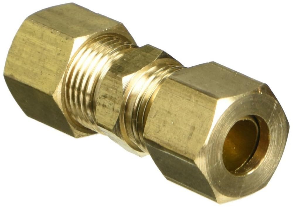 Ags Brass Compression Union, 5/16'', 1/Card