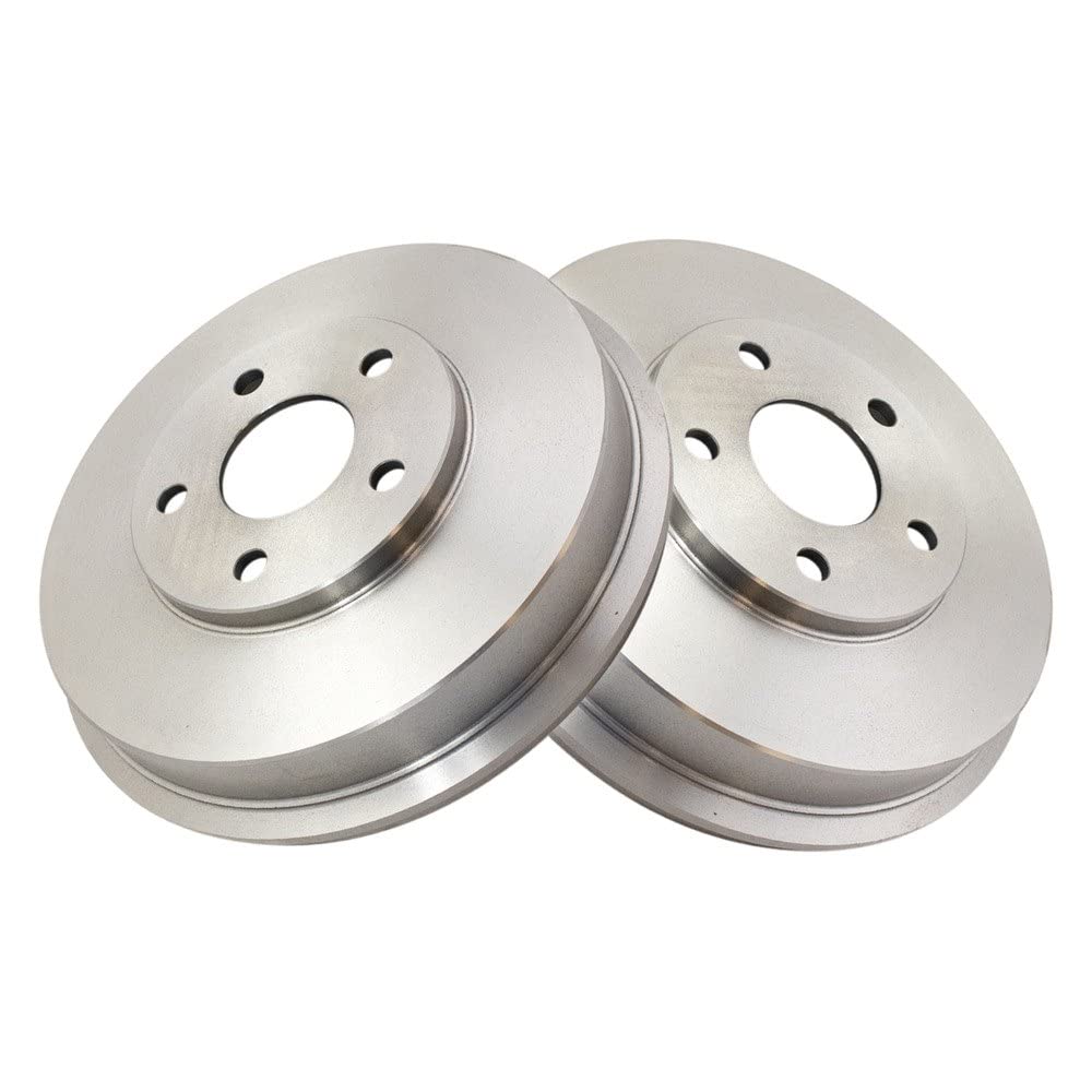 Trq Brake Drum Rear Lh & Rh Side Pair For Subaru Forester Impreza Legacy