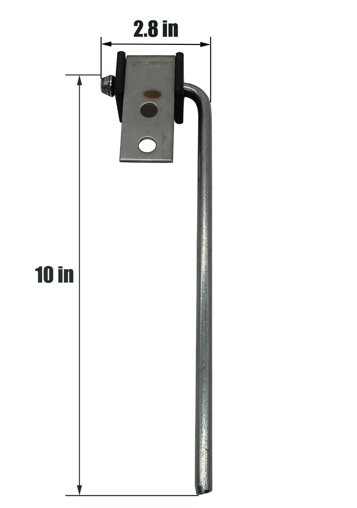Haoxaoon 2 Pack Universal Exhaust Hanger Rod Weld On Heavy Duty Exhaust Bracket Hanger - 3/8' Rod 10' Long