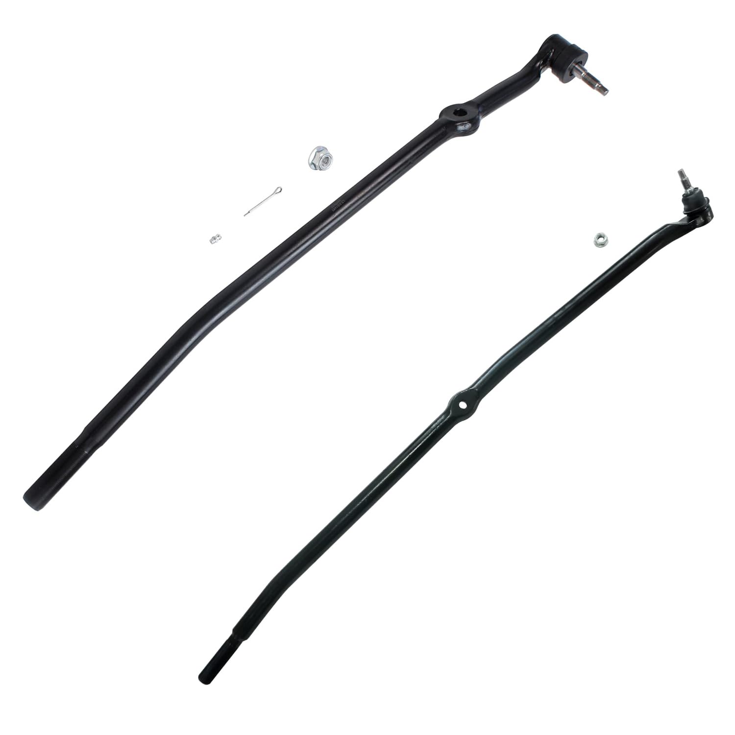 Detroit Axle - 4Wd Front 10Pc Suspension Kit For 03-08 Dodge Ram 2500 3500 Replacement 2003 2004 2005 2006 2007 2008, 4 Ball Joints 4 Tie Rods 2 Adjusting Sleeves