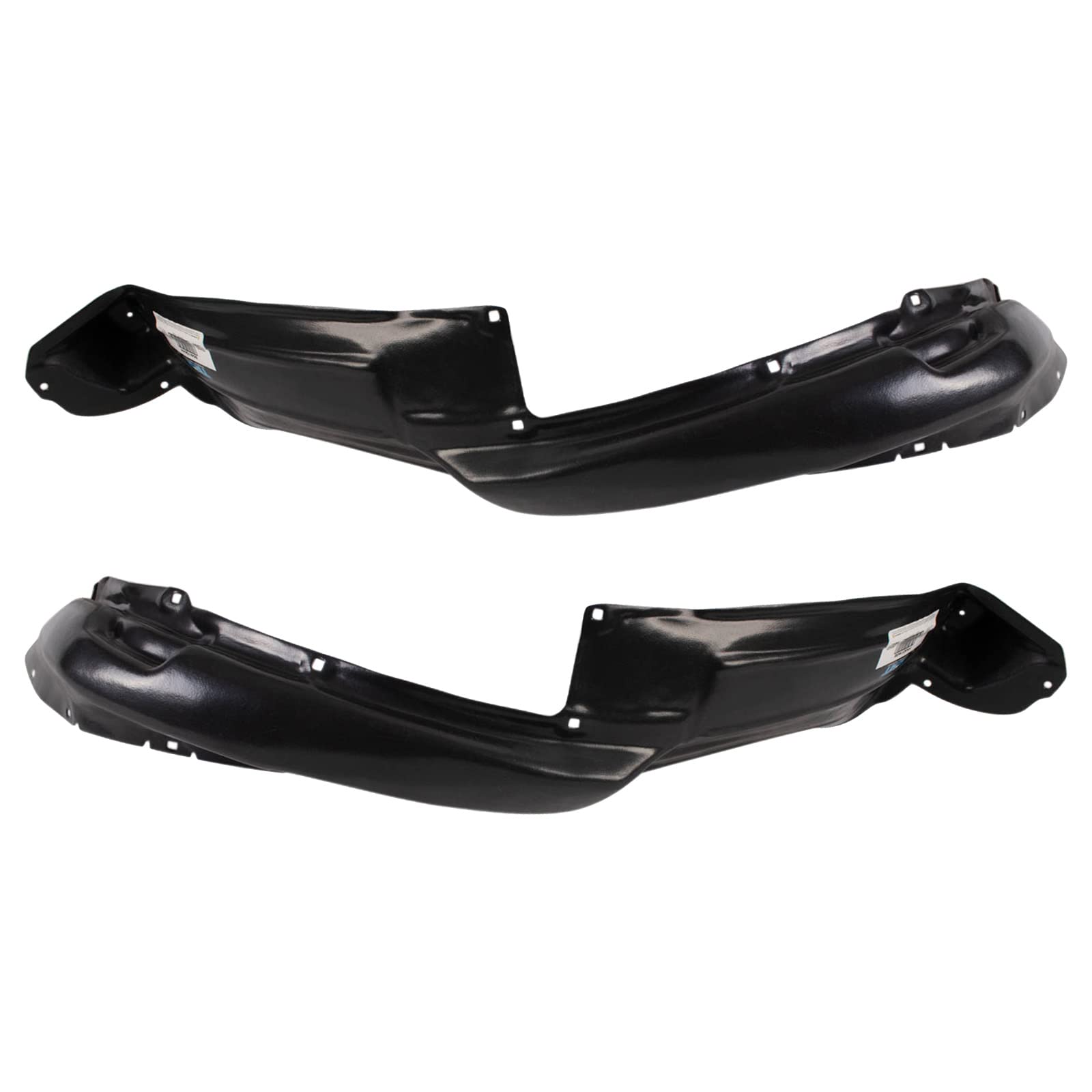 Trq Front Inner Fender Liner Set Compatible With 2006-2009 Toyota 4Runner To1250124 To1251124