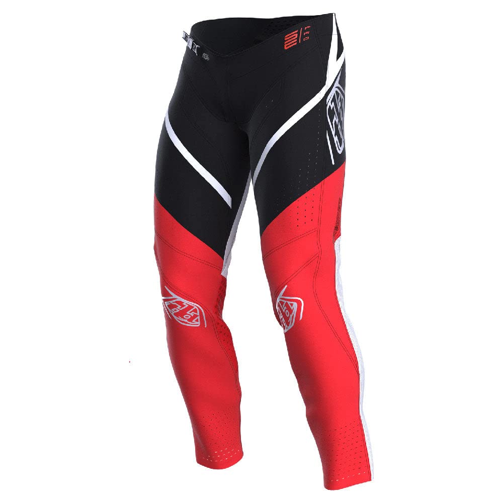 Troy Lee Designs Offroad Motocross Dirt Bike ATV Motorcycle Powersports Racing Pants for Men, SE Pro (Lanes Red/Black, 34)