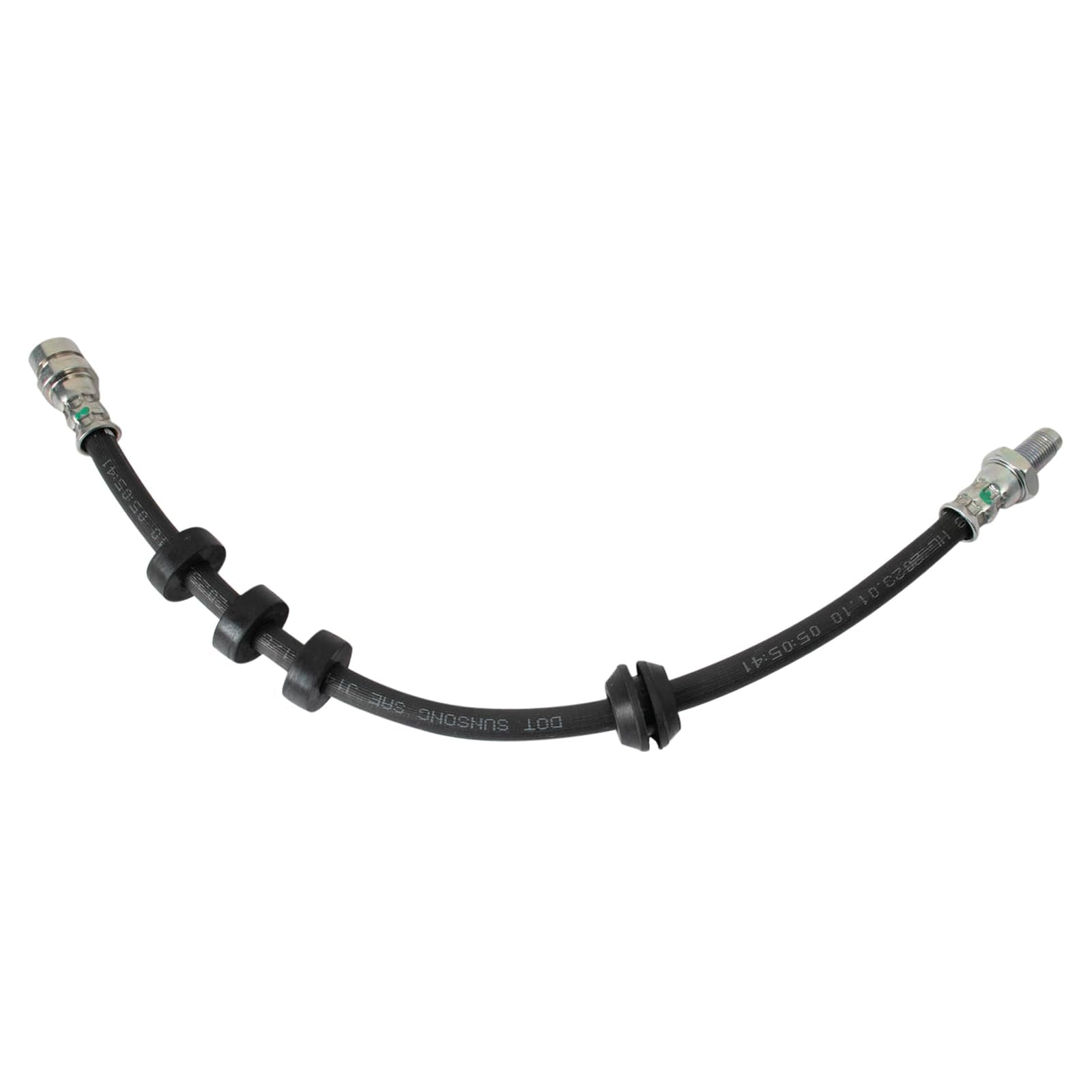 Trq Front Brake Hose Set Compatible With 2000-2004 Ford Focus