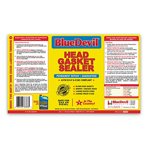 Bluedevil Products 38386 Head Gasket Sealer - 1 Quart
