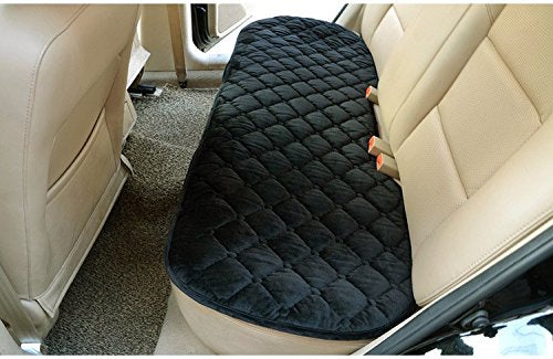 Sedeta Silk Velvet Auto Car Vehicle Long Rear Seat Chair Cover Protective Cushion Mat Pad For Baby, Suv, Skin-Friendly C