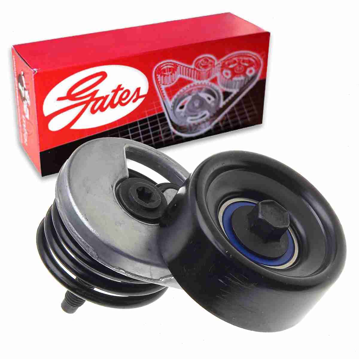 Gates DriveAlign Drive Belt Tensioner Assembly compatible with Ford F-150 5.0L 5.8L V8 1990-1996