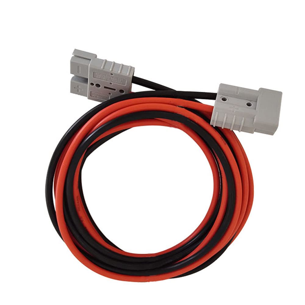 IZTOSS 175A Anderson Connector Plug with 6AWG Cable for 2 to 4 Gauge Cable Battery Quick Connector Forklift Plug Wire Trailer Po