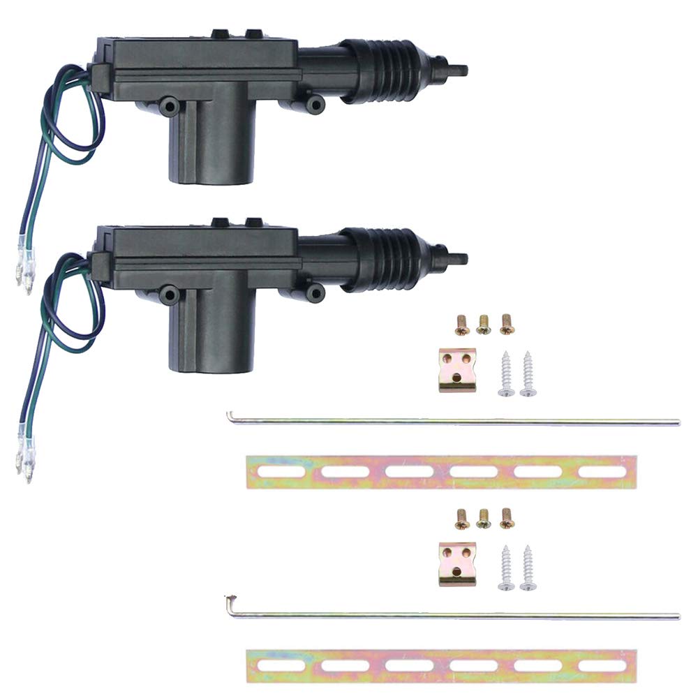 Esupport Universal Car Heavy Duty High Power Door Lock Actuator 2 Wire 12V Pack Of 2