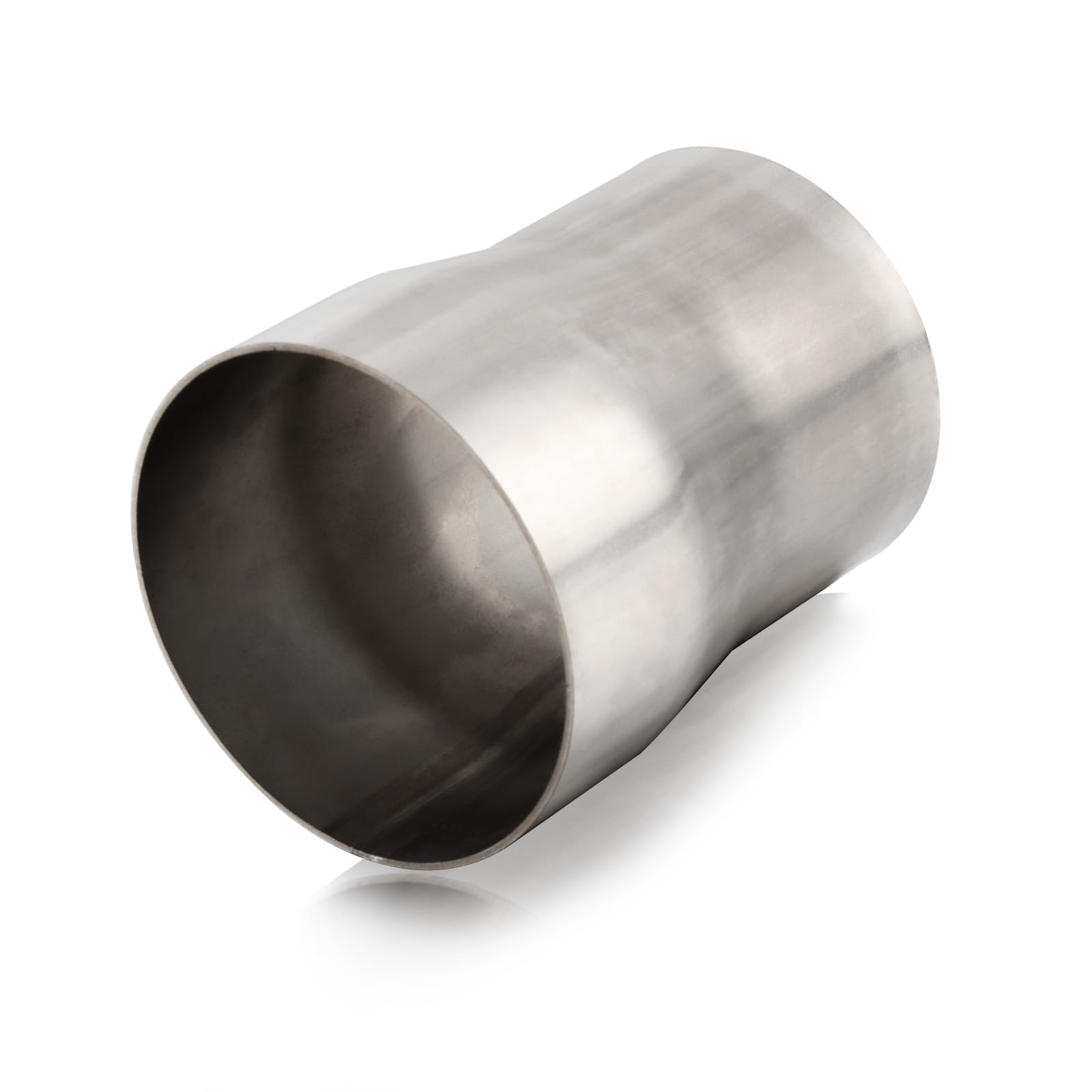 A-KARCK Stainless Steel Exhaust Adapter 2.5'' ID to 3'' OD, Exhaust Pipe Reducer 3.6'' Overall Length