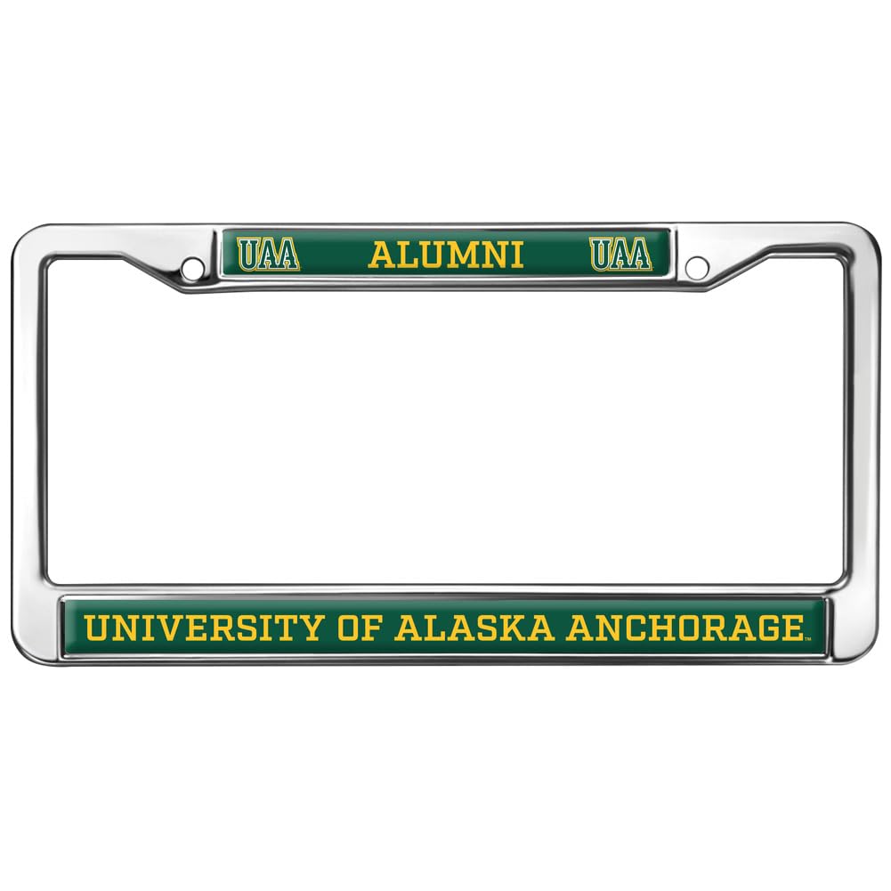 University of Alaska Anchorage Alumni Full Size Standard License Plate Metal Frame