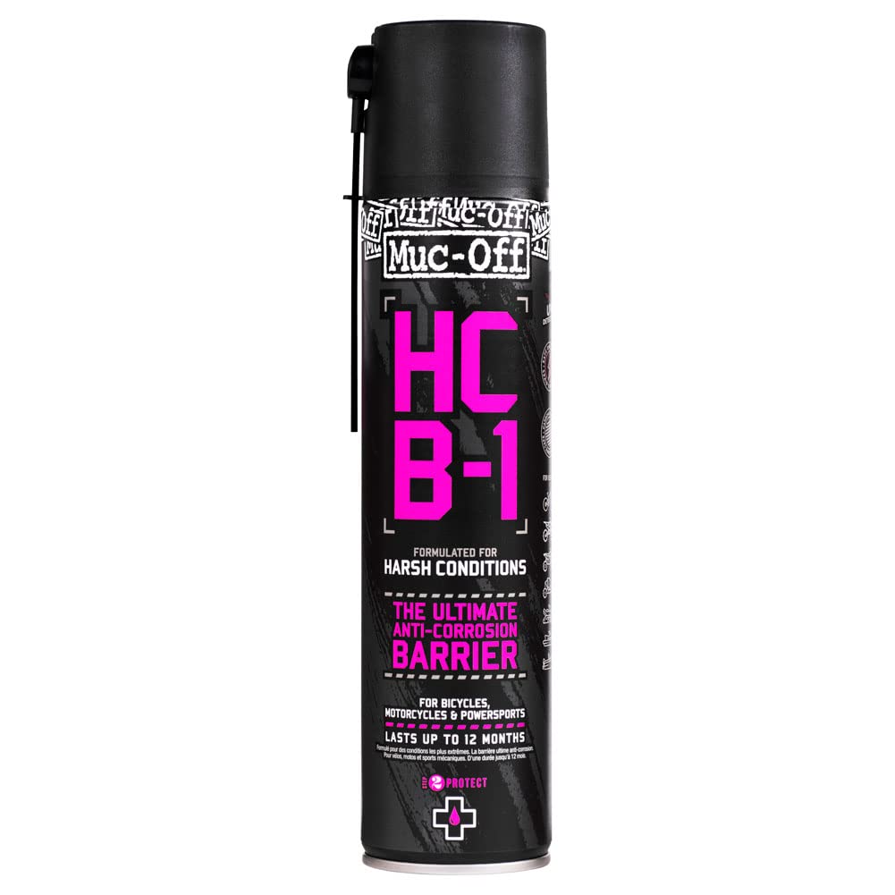 Muc Off HCB-1, 13.5 fl oz - Anti Corrosion Spray, Rust Inhibitor, Harsh Conditions Barrier - Anti Rust Spray for Bikes, Motorcyc