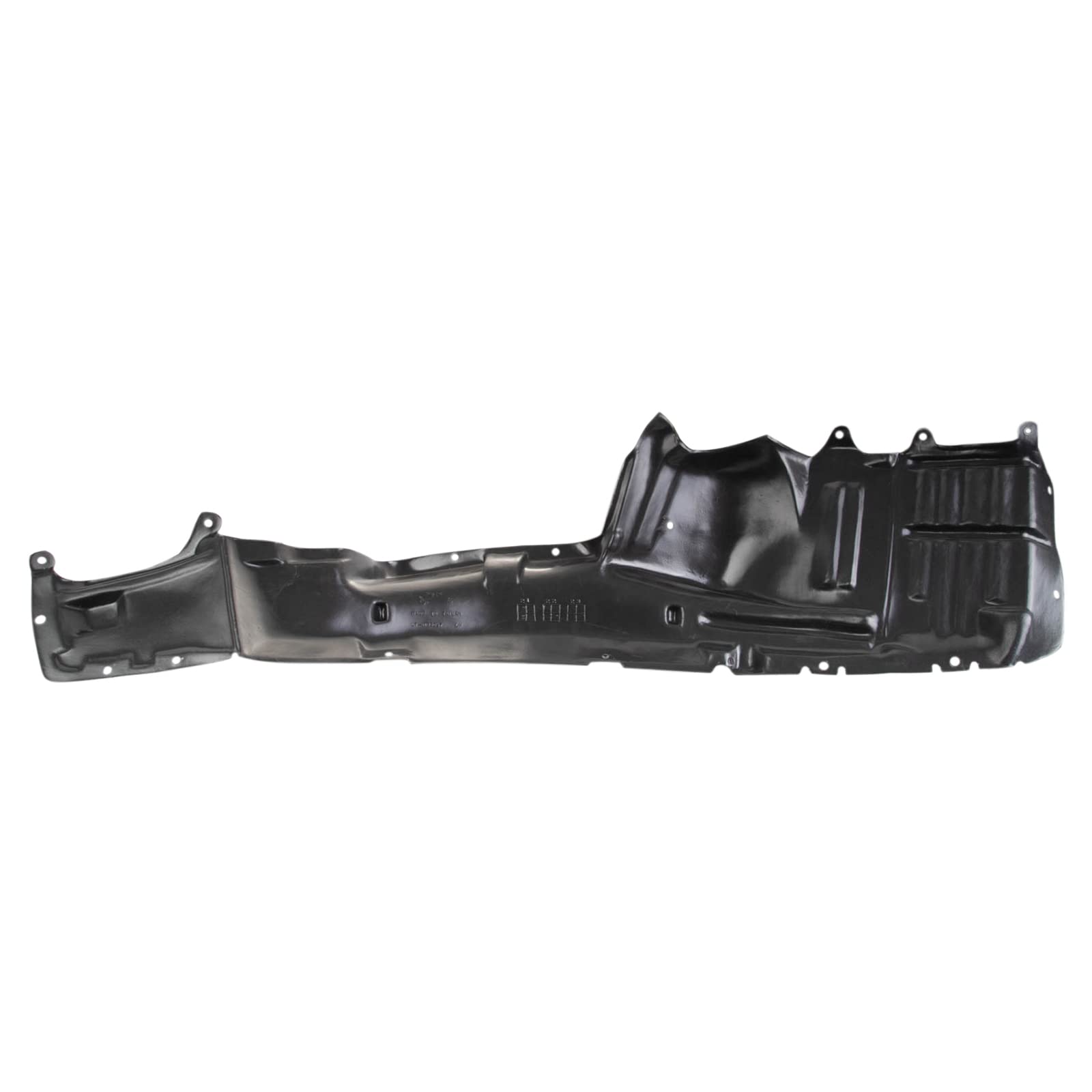 Trq Inner Fender Liner Set Compatible With 2004-2007 Mitsubishi Lancer Mi1250105 Mi1251105
