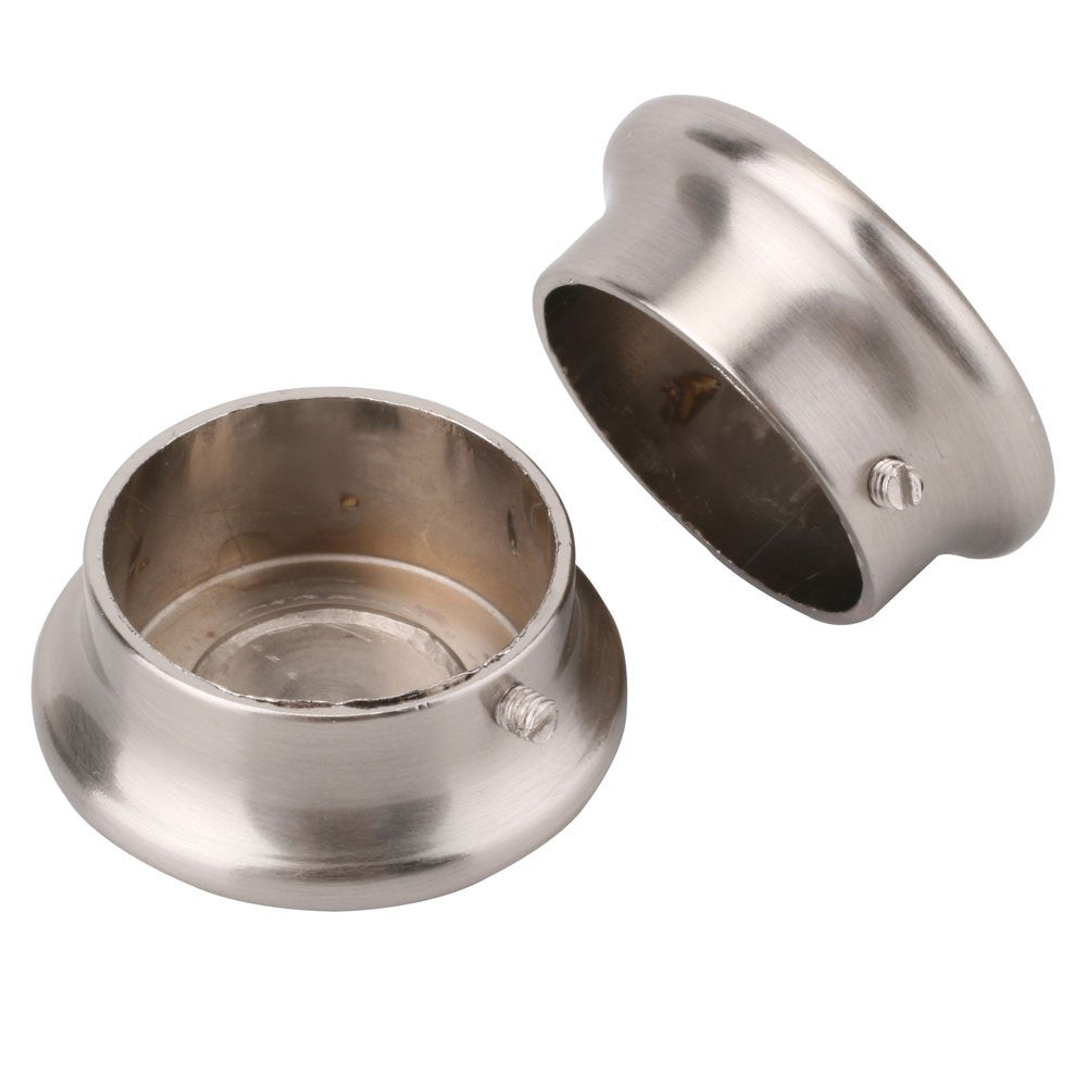 Knape & Vogt Closet-Pro Hd Cd-0017-Bn Decorative Closet Pole End Caps, Brushed Nickel
