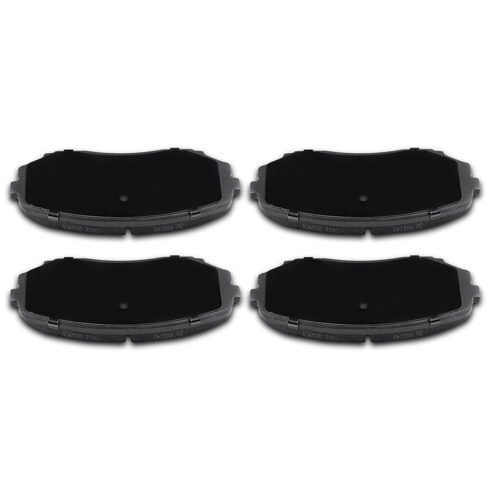 Eccpp D1258-8384 Front Ceramic Disc Brake Pad Set Fit For Ford For Edge 2007-2015,For Lincoln Mkx 2007-2015,For Mazda Cx5 2019-2