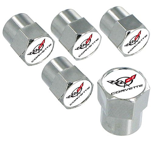 License Frame Inc. Chevrolet Chevy Corvette C5 Chrome Valve Cap Covers