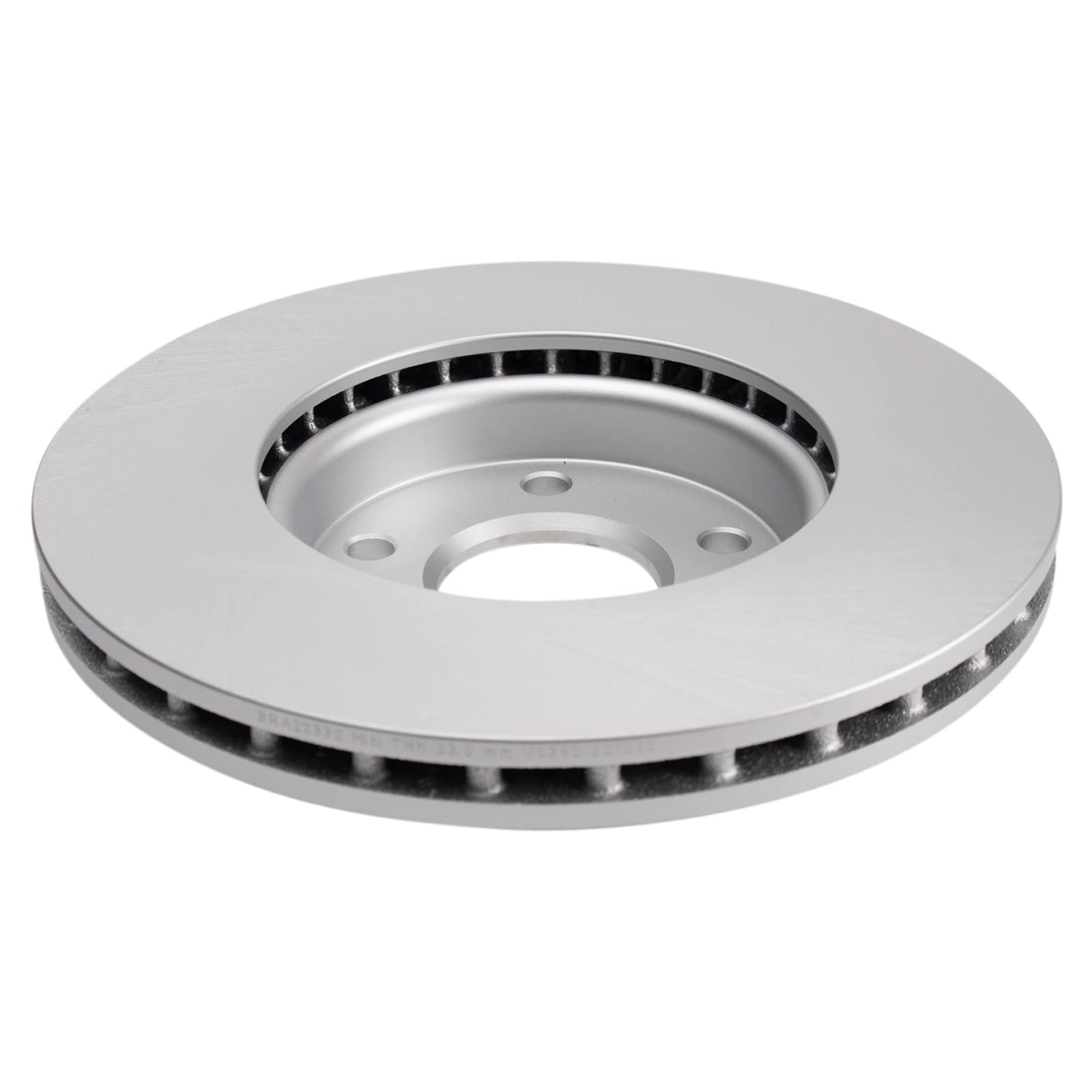 Trq Front Brake Pad & Rotor Kit Brake Pads Brake Rotor Ceramic Premium G-Coated Compatible With 2013-2018 Ford C-Max 2012-2018 F