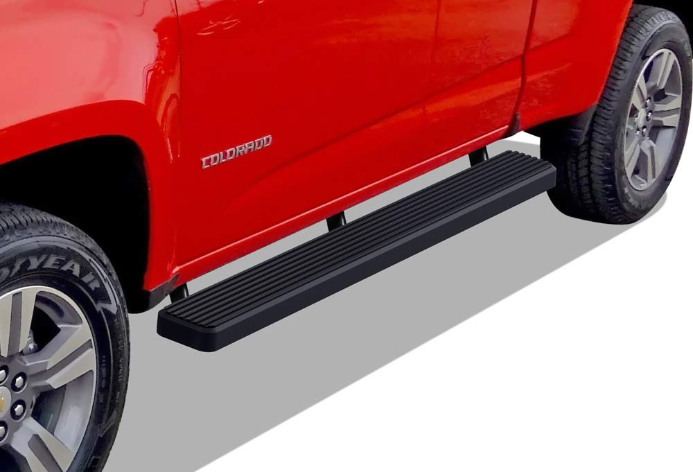 APS Running Boards (Nerf Bars Side Steps Step Bars) Compatible with Chevy Colorado GMC Canyon 2015-2025 Extended Cab (Stainless 