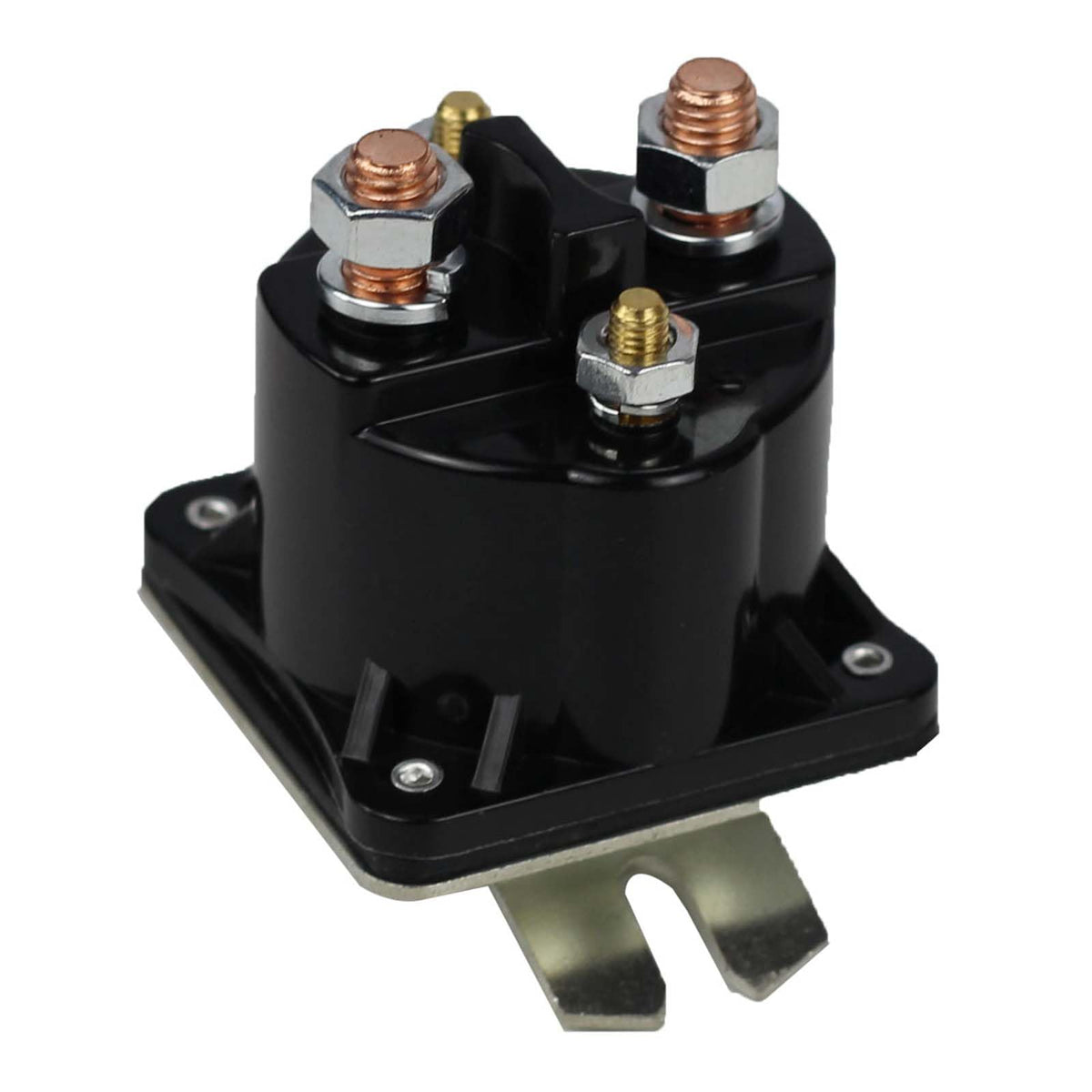 Dump Trailer Solenoid 12V 4 Terminal 100 AMP Kti Solenoid Relay Replacement for Intermittent Duty Monarch Bucher SAZ4201GJ 07522