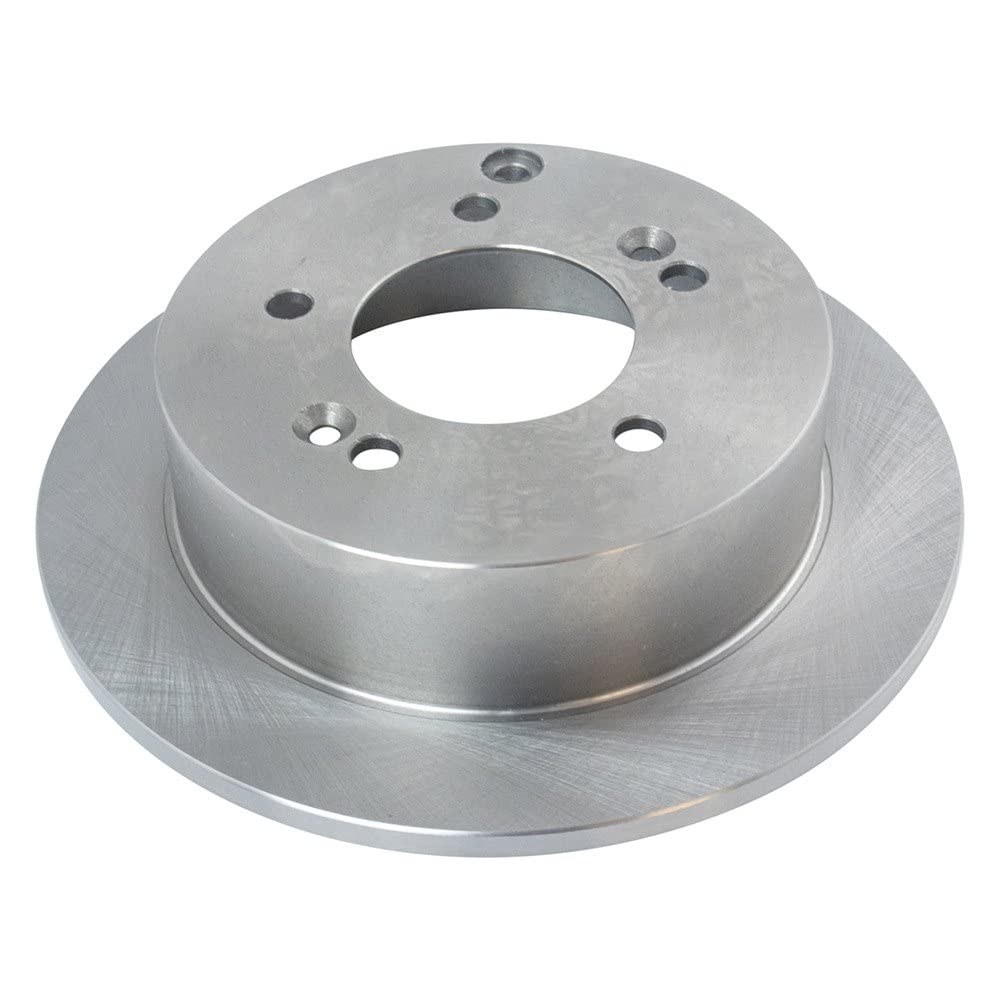 Trq Rear Brake Rotors Set Solid Compatible With 2006-2010 Hyundai Sonata 2005-2009 Tucson 2001 Xg300 2002-2005 Xg350 Kia Optima