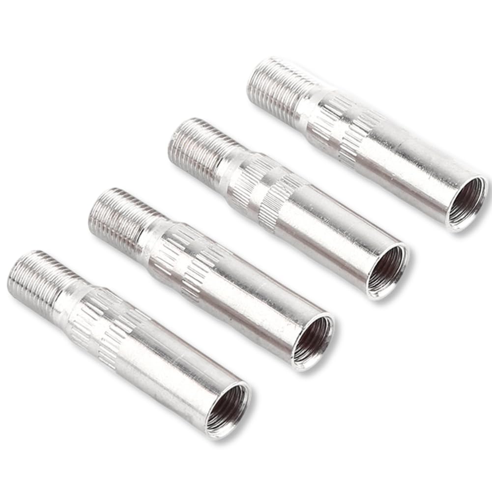 HuGuWdy Valve Stem Extension 4Pcs 39mm, Tire Valve Extension Valve Stem Extenders Tire Valve Extenders Brass Tire Stem Extension