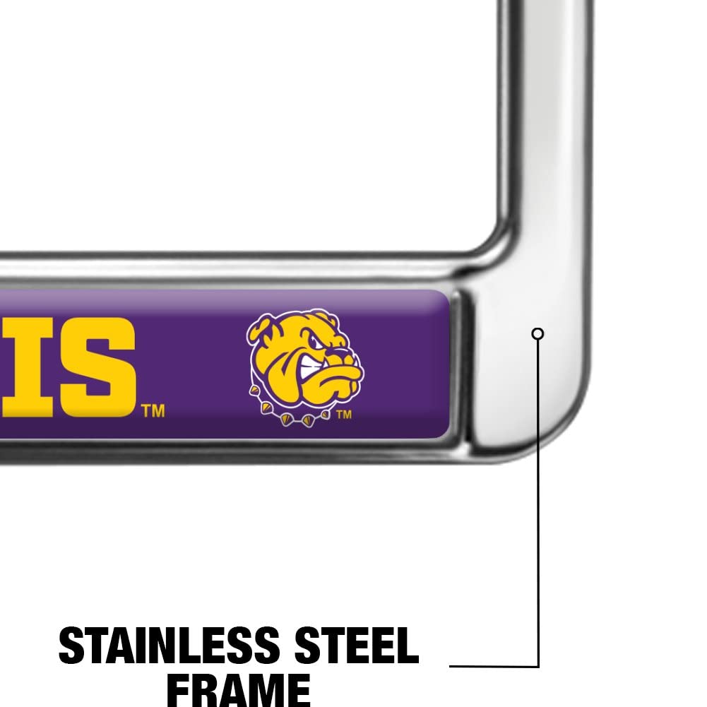 GRAPHICS & MORE Metal License Plate Frame - Full Size, Western Illinois University, One Size