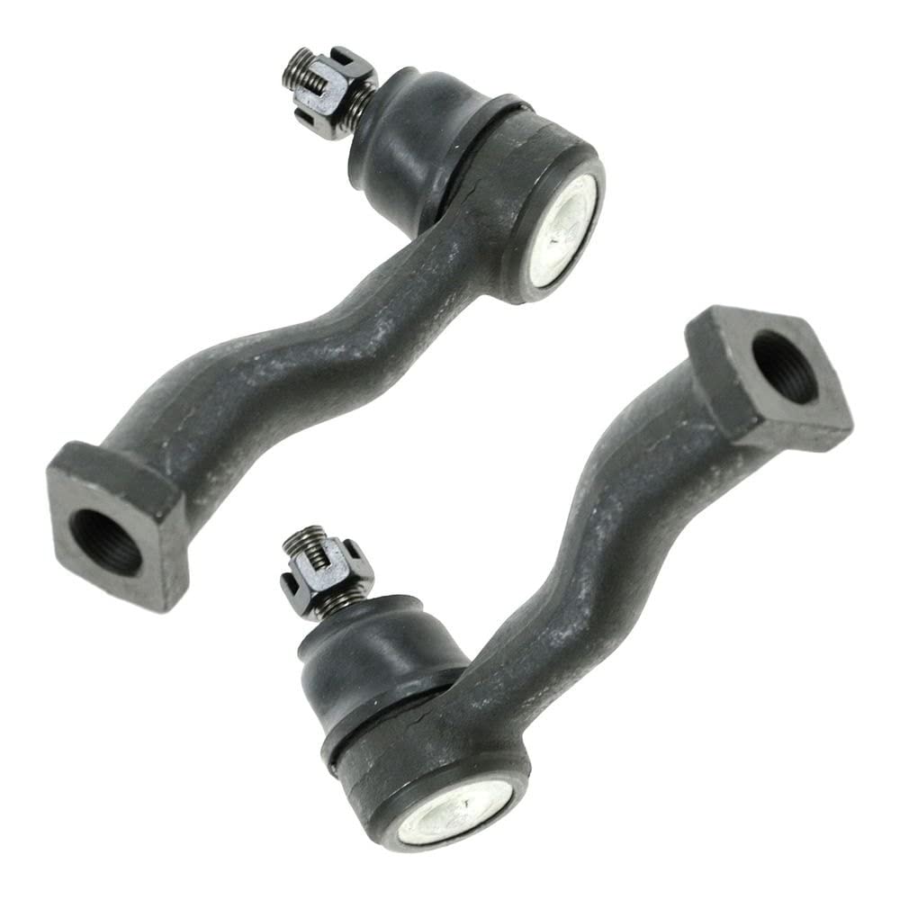 TRQ Front Outer Tie Rod Set Compatible with 1995-2002 Kia Sportage