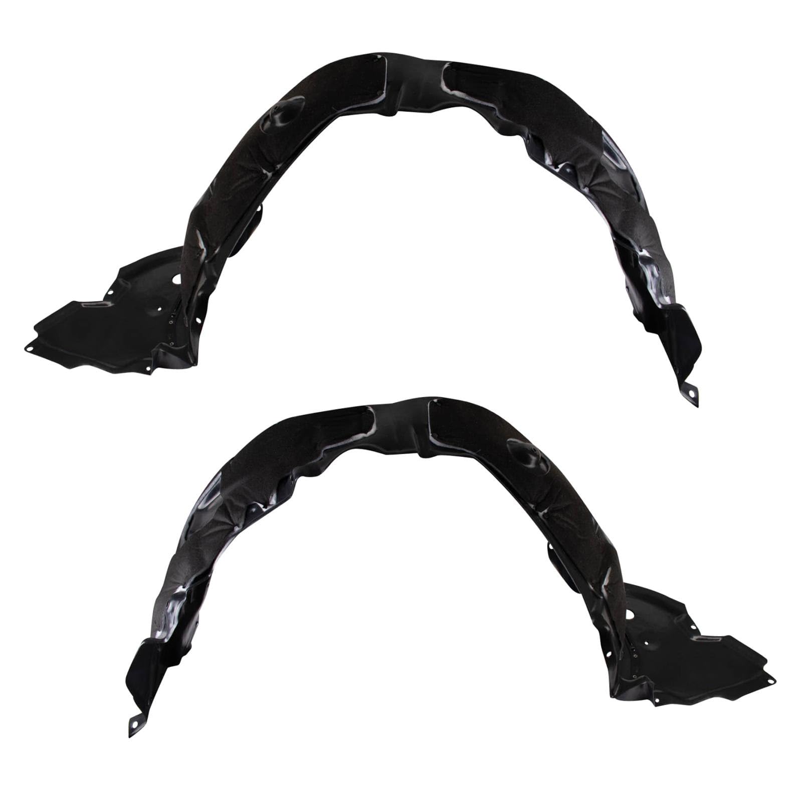 Trq Front Inner Fender Liner Set Compatible With 2009-2010 Lexus Is250 Is350 Lx1248115 Lx1249115