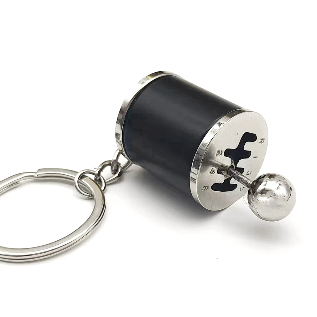 Stymart Shifter Gear Keychain, 6 Speed Gear Box Shifter Keychain Key Chain Ring, Mini Car Gear Shift Stick Knob Keyring, Car Key