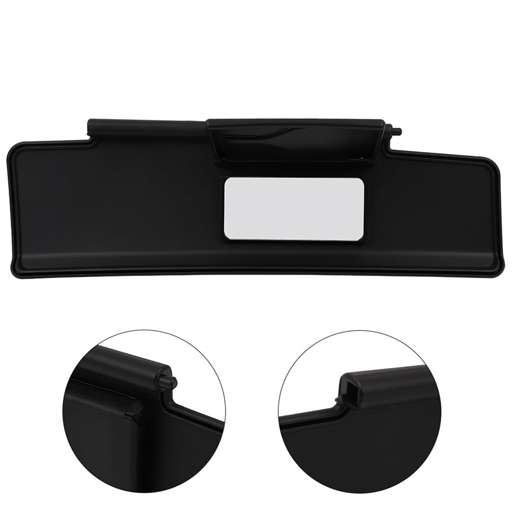 Scitoo Black Right Passenger Side Sun Visor Compatible For Mazda Mx-5 Miata 2006-2015, Car Sun Visor Without Sunroof Without Lig