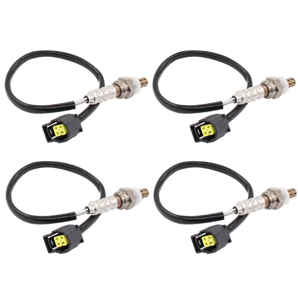 Newyall Pack Of 4 Upstream Downstream Air Fuel Ratio O2 Oxygen Sensor For Chrysler 300 Sebring 200 Dodge Charger Durango Dakota Ram Nitro Jeep Commander Wrangler Compass Patriot Liberty Grand Cherokee