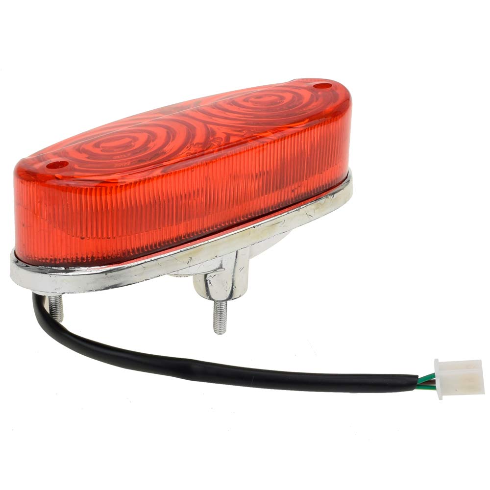 HIAORS 3 Wires Rear Tail Lights for Kids Chinese ATV 50cc 70 90 110 125 150 200 250cc Chinese TaoTao Roketa SunL JCL Coolster 31