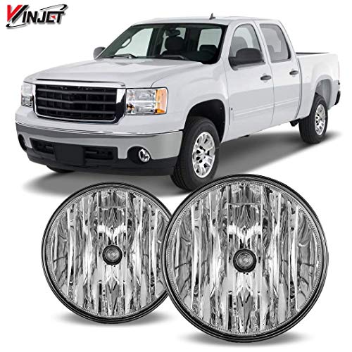 Winjet Compatible With [2007 2008 2009 2010 2011 2012 2013 2014 Gmc Sierra] Driving Fog Lights