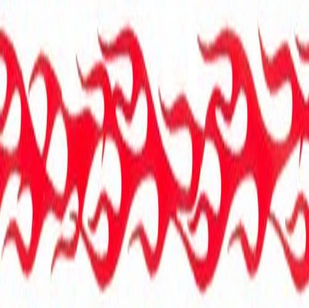 Trimbrite R65155 Rebel Flame/Red 1/2'''' X36'