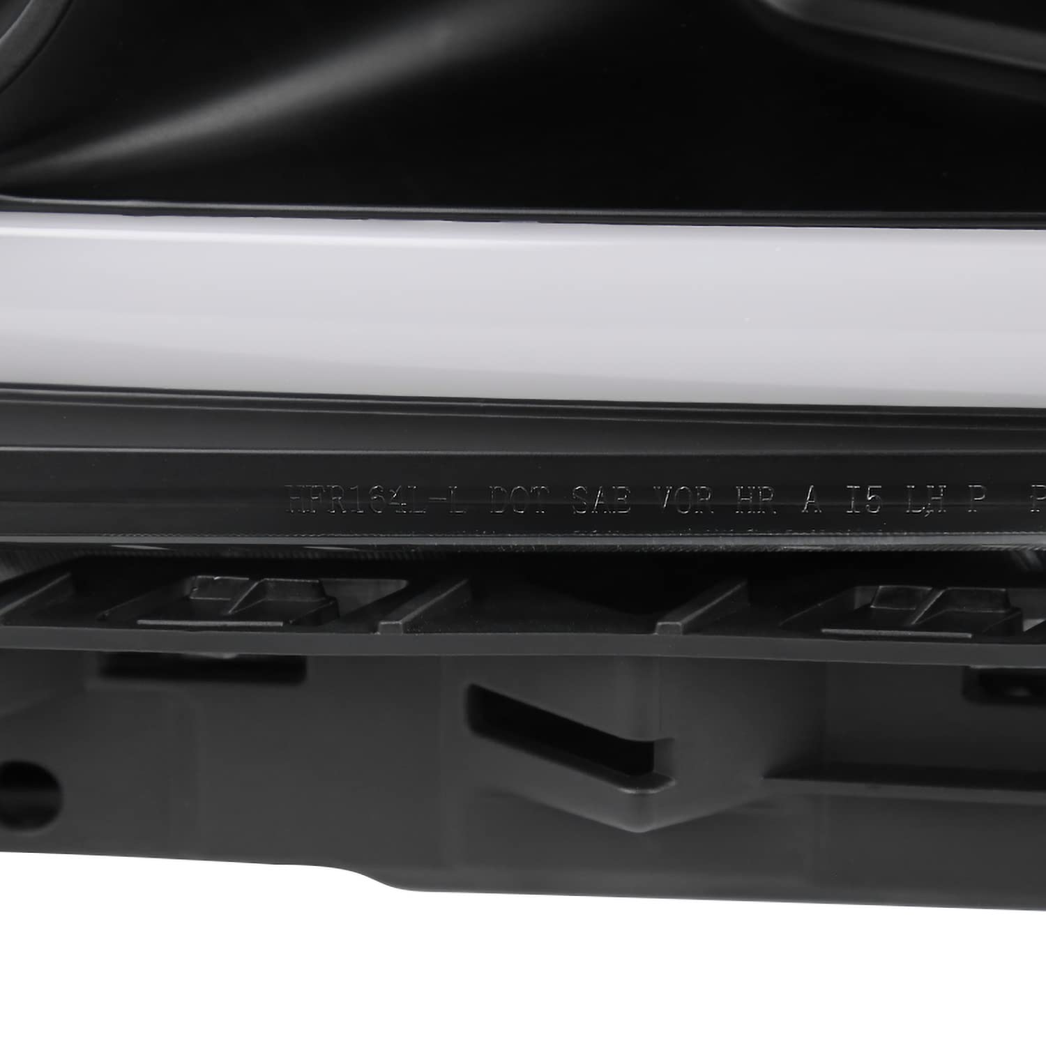 Spec-D Tuning Black Projector Headlights Led Sequential Signal Switchback Compatible With 2018-2020 Ford F150 Left + Right Pair Headlamps Assembly