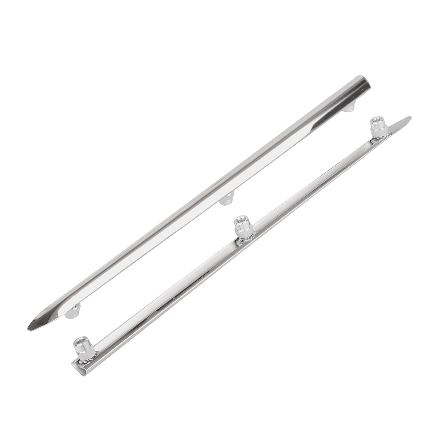 XMMT Silver Front Fender Spear Trim Fit For Harley Touring Road King Electra Glide Ultra Classic Street Glide 1982-2013 Heritage