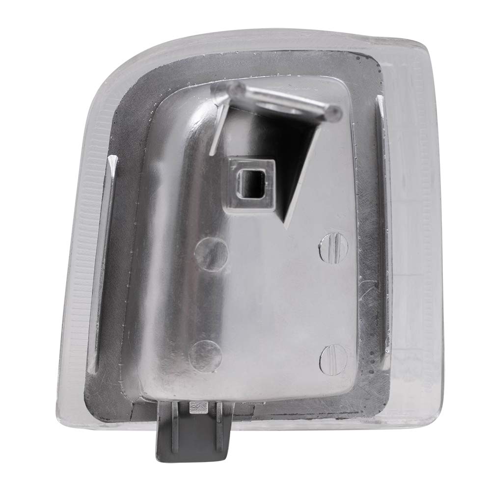 Brock Replacement Driver And Passenger Set Park Signal Cornering Lights Compatible With 1995-2005 Astro Safari Van 16524075 16524076