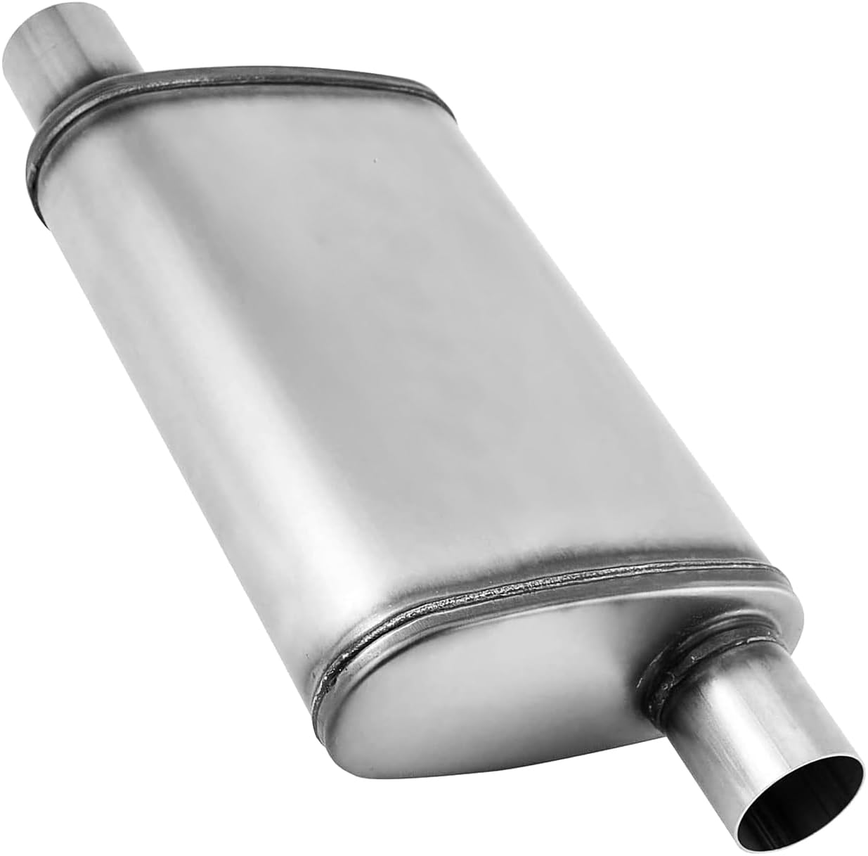 2.25 Inch Universal Exhaust Muffler,Muffler 2.25 ' ' Straight-Through Performance Muffler Resonator With Stainless Steel For Car