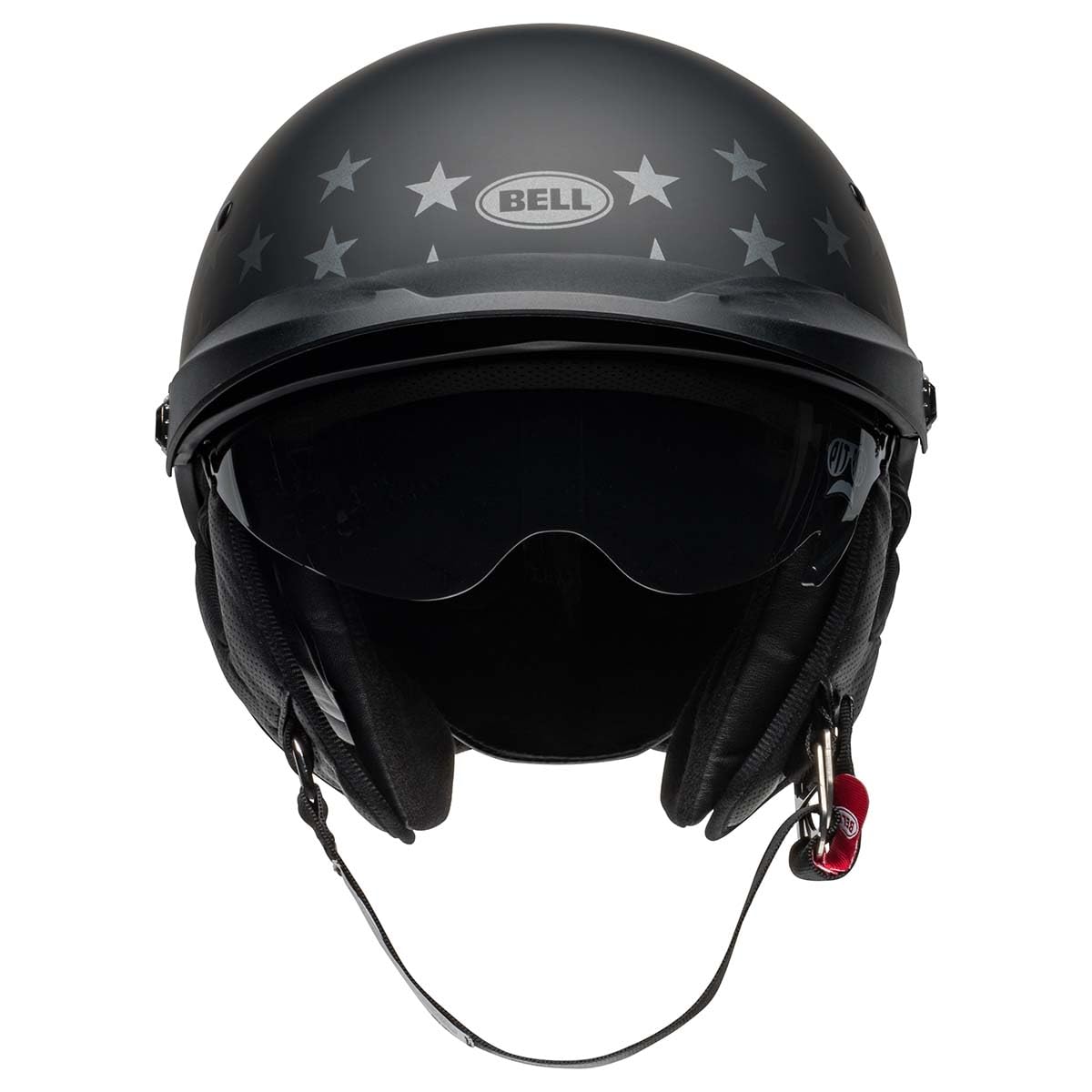 Bell Pit Boss Helmet (Matte Banner Black/Red - Medium)