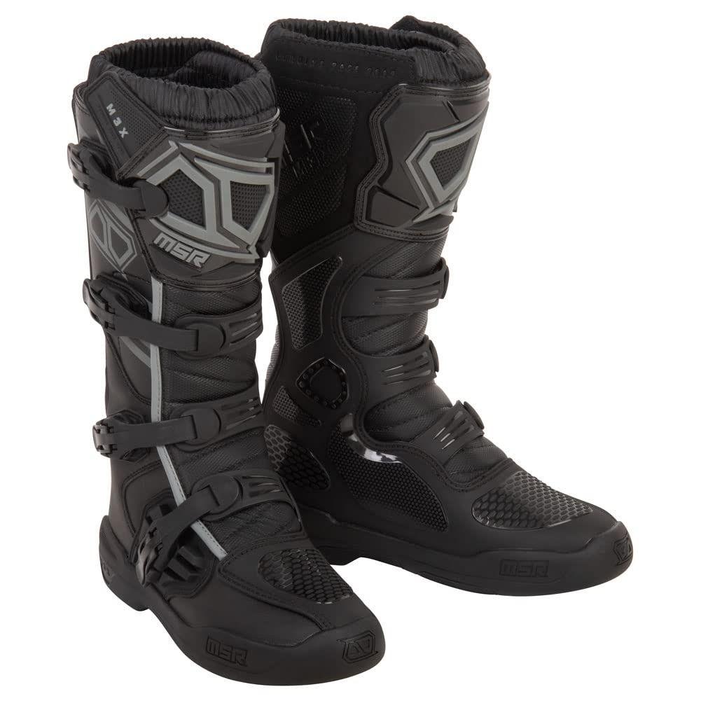 MSR M3X Motocross Boot (10, Black)