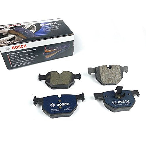 Bosch Bp1042 Quietcast Premium Semi-Metallic Disc Brake Pad Set - Compatible With Select Bmw 525I, 528I, 528I Xdrive, 528Xi, 530I, 530Xi, 535I Xdrive, 535Xi, X5, X6; Rear