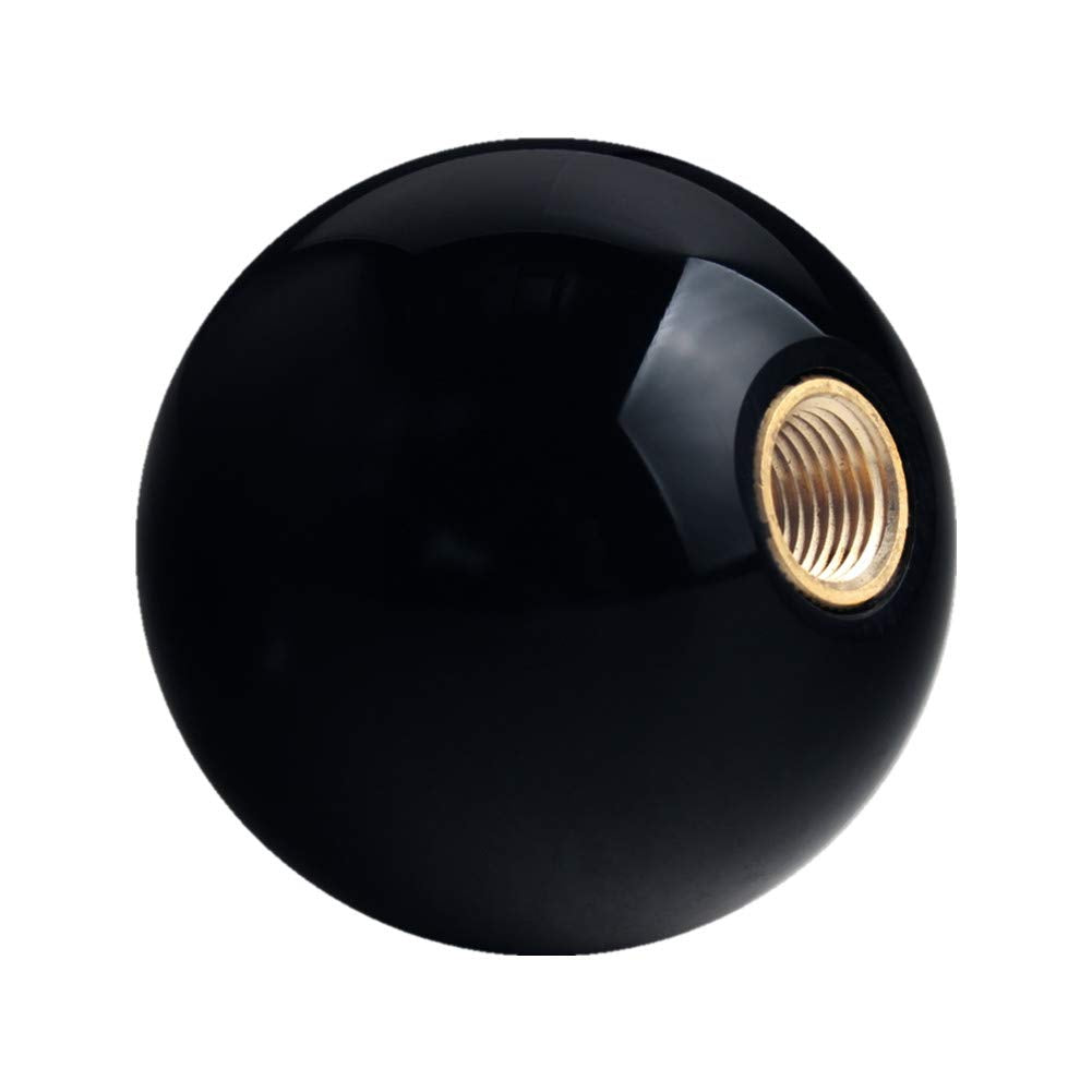 Dewhel Fing Fast Shift Knob 6 Speed Short Throw Shifter M12X1.25 M10X1.5 M10X1.25 M8X1.25 (Black)