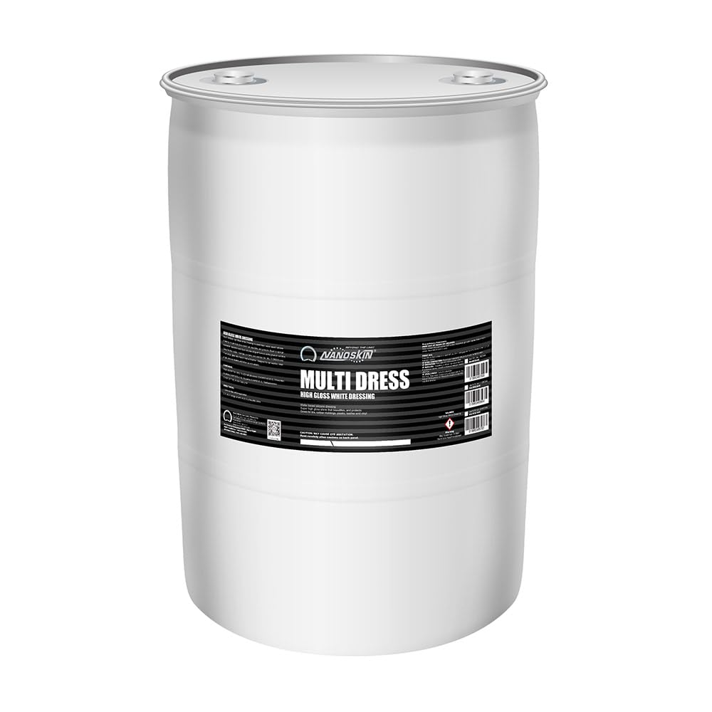 Nanoskin MULTI DRESS All Purpose Dressing 30 Gallons - Interior & Exterior Dressing for Car Detailing | Works on Tire, Vinyl, Ru
