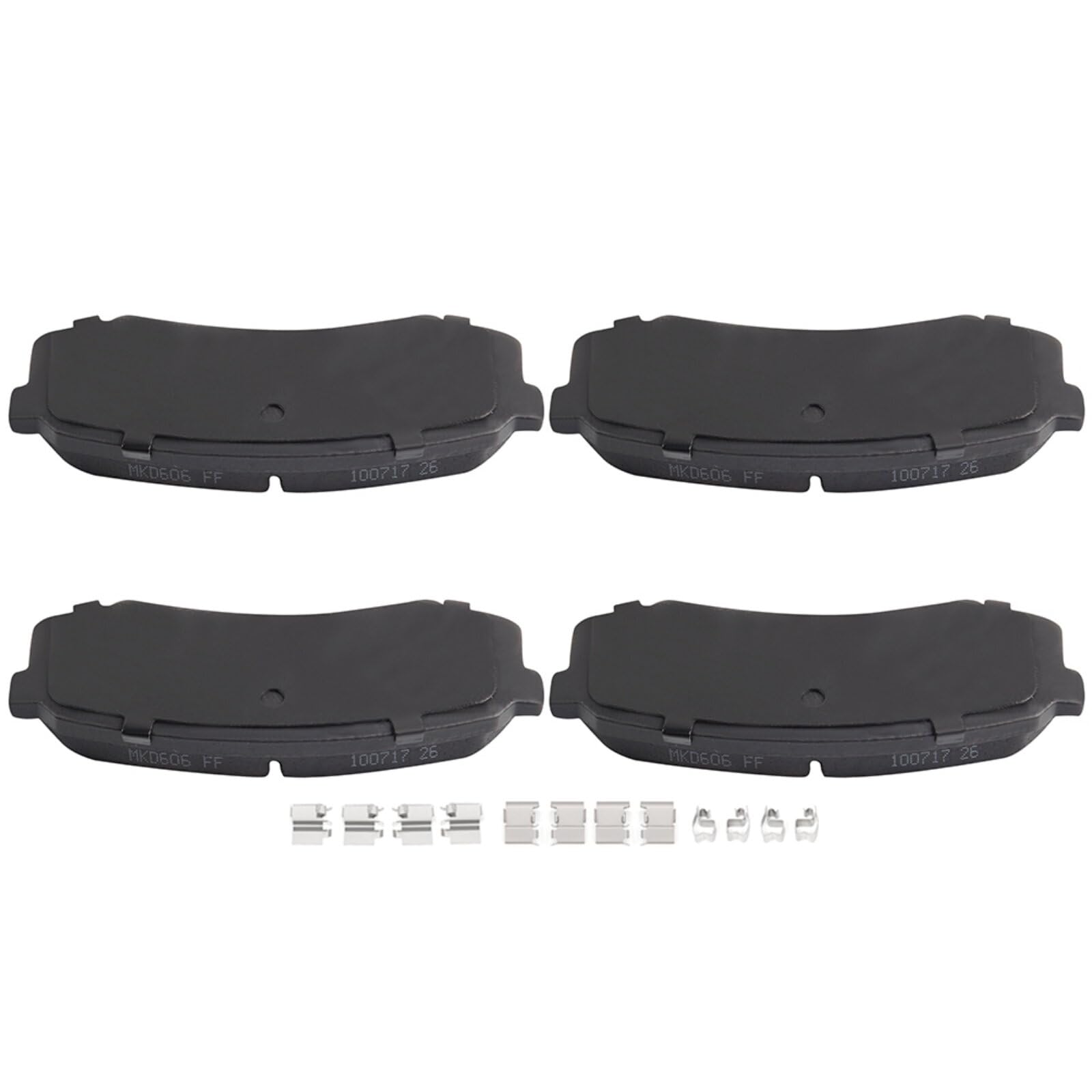 Eccpp D606-7487 Rear Semi Metallic Disc Brake Pad Set Fit For Lexus Gx460 2010-2019,For Lexus Gx470 2003-2009,For Lexus Lx450 19